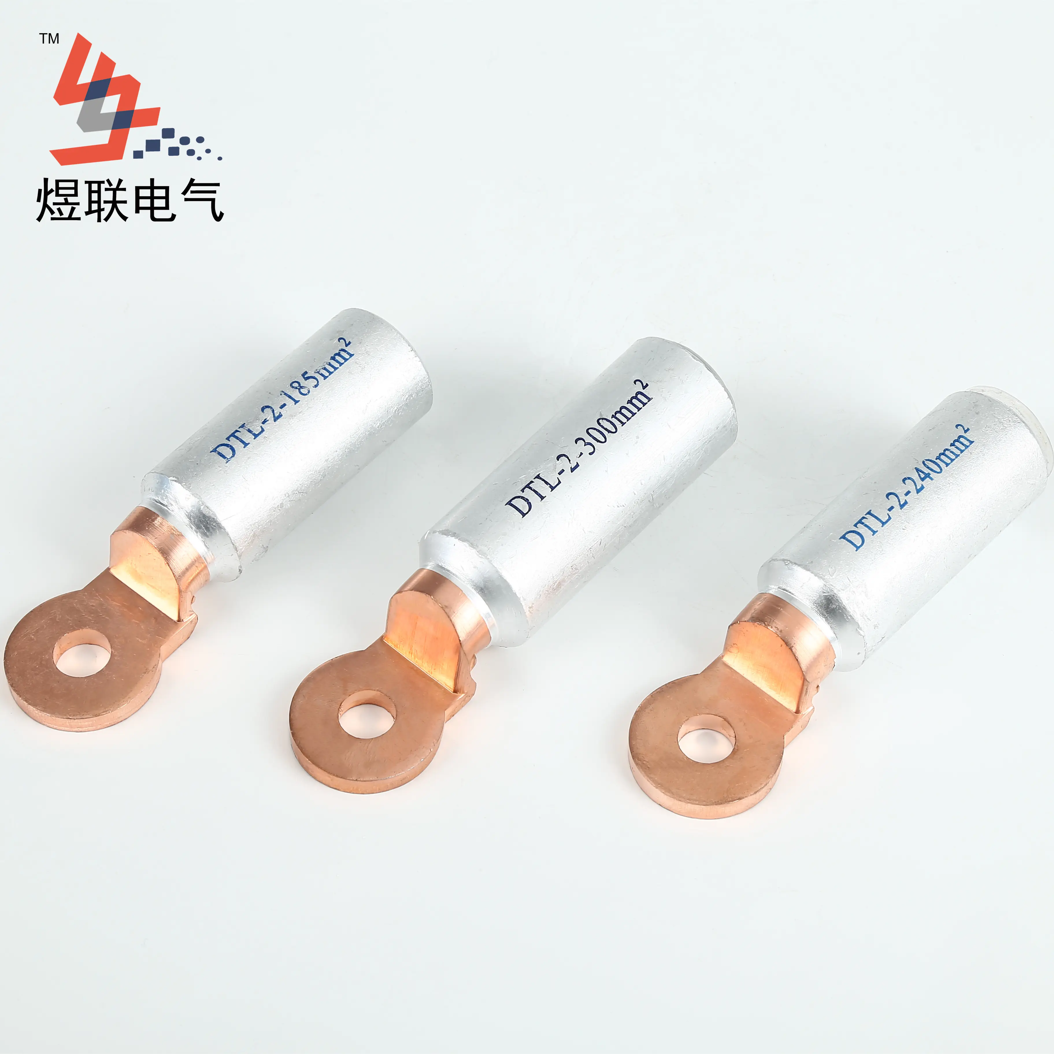 Copper Cable Lugs DTL-2 Crimp Type Bimetallic Aluminum M12 Wire Connector Aluminum Alloy Bolt Cable Lug Mechanical Lugs CN ZHE