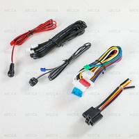 Alarmas de coche unidireccionales antirrobo, sistema de seguridad Universal para coche, detección de Sensor ultrasónico, alarmas de coche