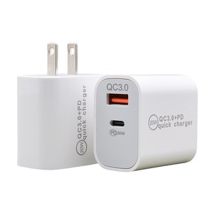 อะแดปเตอร์ชาร์จเร็ว 20W QC3.0 PD แบบสองพอร์ต USB-C สำหรับเดินทาง ใช้ได้ทั่วโลก พร้อมระบบป้องกันกระแสเกิน - Product Image 2