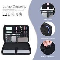Sac à bandoulière étanche et résistant aux chocs pour ordinateur portable MacBook Pro 16 pouces, modèles 2023-2021, noir M3 A2991/M2 A2780/ M1 A2485