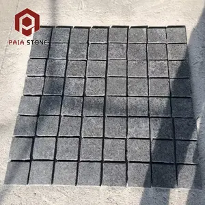 China grey granite paving stone with good price Custom size cube stone tile