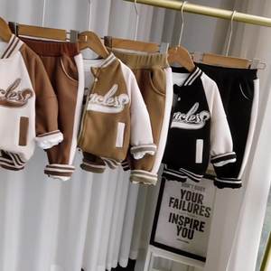 Costumes pour bébé garçon Printemps et automne 1-5 ans Chemises pour enfants Culottes en coton Ensemble deux pièces pour bébé Vêtements pour enfants - Product Image 2