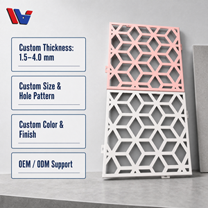 Mur-rideau en aluminium moderne, revêtement extérieur de bâtiment en PVDF anti-corrosion, taille personnalisable - Product Image 3