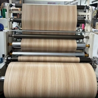 Film de laminage PVC personnalisé en ligne, texture grain de bois, gaufrage, anti-rayures, résistant à la chaleur, pour meubles, murs, portes