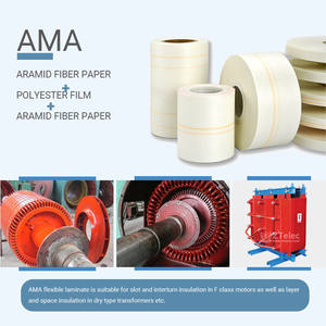 Kertas Nomex Cina AMA Kertas Aramid Dua Sisi+mylar Komposit Isolasi Listrik Fleksibel AMA/NMN - Product Image 3