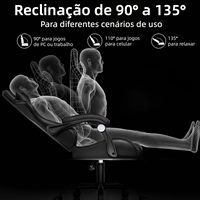 Fauteuil de bureau ergonomique en cuir à dossier haut, pivotant et inclinable, avec accoudoirs réglables, idéal pour le gaming et le travail sur PC – Vente en gros