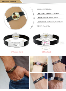 Earie Gemini <span class=keywords><strong>Cancro</strong></span> Leo Virgo Bilancia Scorpione Sagittario Capricorno Acquario Pisces Segno zodiacale <span class=keywords><strong>Oroscopo</strong></span> in vera pelle bracciale - Product Image 4