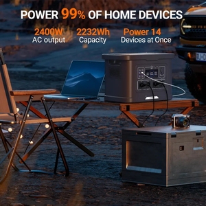 SOUOP S024 2400W 2232Wh Portable Power Station Fast Charging High Capacity 697500Mah <b>Mobile</b> Solar <b>Generator</b> With APP S024 [Power - Product Image 4