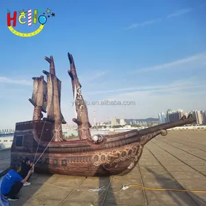 High Giant Inflatable Corsair Inflatable Sailboat Inflatable Advertising Pirate Ship For Event Party