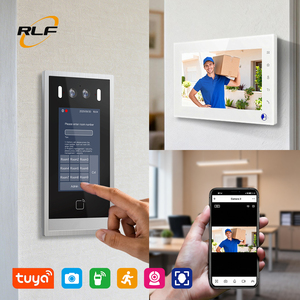 ชุดออดวิดีโออินเตอร์คอมควบคุมด้วยเสียงผ่านแอป Tuya รุ่น F4+3*V7 ความละเอียด 1080p กันน้ำ เหมาะสำหรับบ้านพักตากอากาศ - Product Image 1