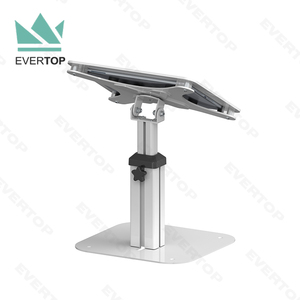 LST06-B Phổ Telescopic Acrylic Bìa POS Counter Top Tablet Enclosure Kiosk, Công Cộng Survery Hiển Thị Cho iPad Kiosk Đứng - Product Image 6