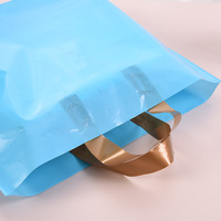 Sacs de courses en plastique imprimés par gravure, sacs d'épicerie jetables en PE/HDPE, recyclables, personnalisables avec poignée, vente en gros
