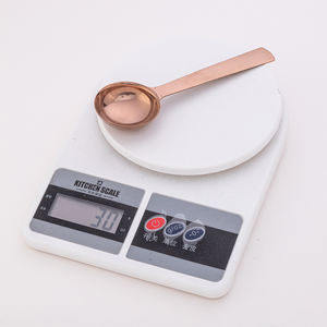 थोक कस्टमाइज्ड लोगो लंबे हैंडल धातु 304 स्टेनलेस स्टील कॉफी पाउडर चम्मच 15 मिलीलीटर मापने स्कूप - Product Image 5