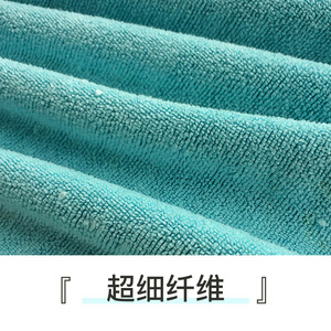 Microfiber Weft Knitted Stripe Cleaning Cloth Rectangle Furniture Floor Use Absorbent Kitchen Dishcloth - Product Image 3