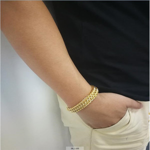 Vòng tay dây chuyền kiểu Cuban Curb mạ vàng unisex bằng thép không gỉ, thiết kế độc đáo, giá xuất xưởng, phong cách Punk, hình cung hoàng đạo - Product Image 4