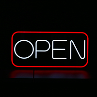 Panneaux lumineux LED publicitaires personnalisés en acrylique pour la promotion de boissons, en forme d'icônes similaires, boîtes lumineuses fines et élégantes