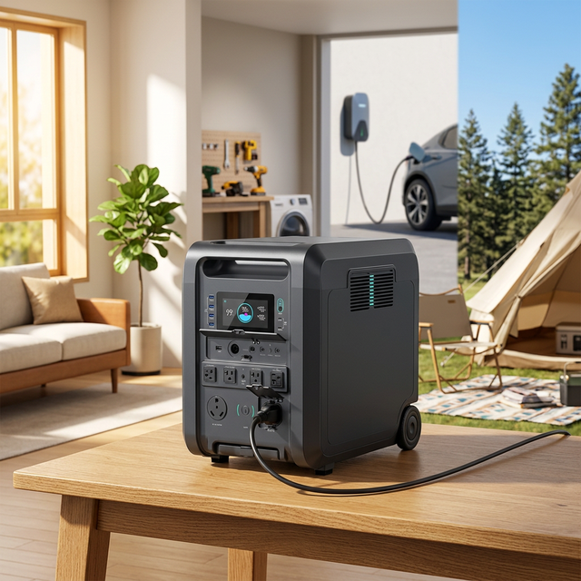 Solar Storage Battery Portable Generator Portable Power Station 2500w 3000w 4200w 5000w Lithium Battery Home RV Camping Outdoor