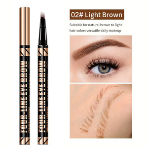 <span class=keywords><strong>Crayon</strong></span> à <span class=keywords><strong>sourcils</strong></span> imperméable à <span class=keywords><strong>4</strong></span> <span class=keywords><strong>pointes</strong></span> - Stylo de stylisation des <span class=keywords><strong>sourcils</strong></span> effet microblading 3 couleurs - Vente en gros usine - Product Image 6