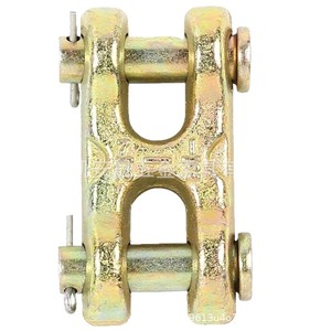 Conector de Cadena Tipo H Kai Ansheng de 6 mm, Galvanizado Amarillo, Forjado, Herramienta de Elevación, Estándar G80 - Product Image 1