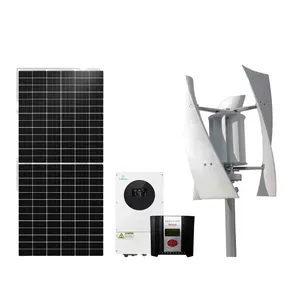 Off grid solar and wind power system off grid solar system complete small wind turbine system