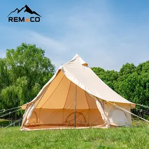 Nieuw Ontwerp Glamping Luxe 3M/4M/5M/6M/7M Belle Tent, Hotel Resort Woestijnhuis Koepel Yurt Safari Bell Tent