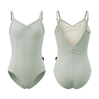 Justaucorps de danse personnalisé en gros pour enfants, en nylon, taille ajustée, style camisole, une pièce, pour ballet, danse chinoise, gymnastique et examens