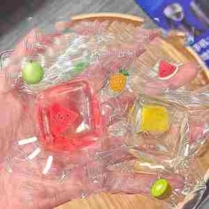2025 NEW Viral 3.5cm Fruit Dumplings <b>Squishy</b> Toy-Soft Cube Stress Relief Quiet Fidget Gift for Teens&Adults Pocket-Sized Therapy - Product Image 3