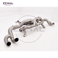 Échappement en titane sablé Ecnal pour Lamborghini Huracan 5.2L Lp580 Lp610 2014-2023
