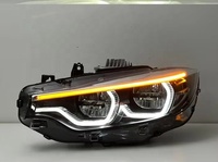 Untuk Seri 4 F32 F33 F36 F80 F82 M3 M4 Lampu Depan LED Baru 12V 6000K dengan Peringkat IP67 dan DRL