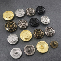 OEM ODM Kancing Logo Kustom Logam Paduan Seng Kuningan Mewah 15mm-25mm Kancing Hati Berlian Imitasi Mutiara Emas untuk Baju Melayu