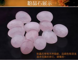 Đá quý đá tự nhiên Rose Quartz Yoni trứng đá quý đồ trang sức đá quý tự nhiên Rose Quartz - Product Image 4