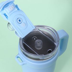 Stainless Steel Tumbler 40oz Vacuum Insulated With Handle And Straw For Travel - Product Image 4
