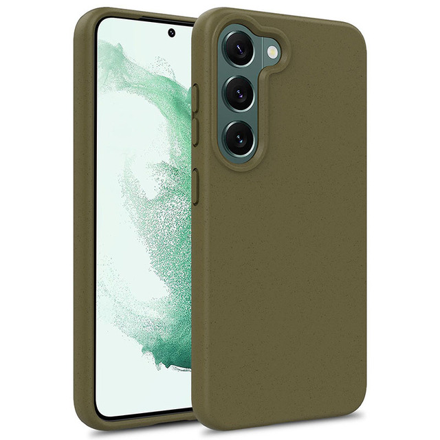 High Quality Degradable Wheat Straw Environmental Protection Material Phone Protective Case For Samsung Galaxy S23/S22 Case