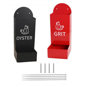 Nouveau design <span class=keywords><strong>Coquille</strong></span> d'huître pour poulets Mangeoire suspendue en métal pour poulets Mangeoire automatique pour volailles Abreuvoir automatique pour poulets - Product Image 2