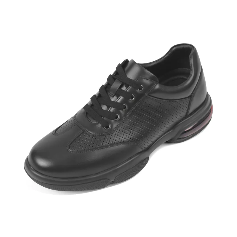 OEM/ODM Sport Shoes Men Sneakers ventilate Running Light Increasing Height Black Summer Casual Shoes
