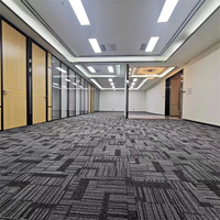 Karpet ubin bitumen modern modular kedap suara berlapis busa, ramah hewan peliharaan, anti selip, untuk kantor, komersial, rumah, dan hotel.