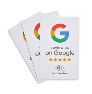 Plaques NFC personnalisées en acrylique avec affichage de code QR programmable pour avis Google - Product Image 1