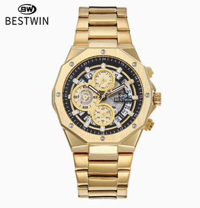 BESTWIN 114C Stainless Steel Design Mechanical Watch Men for Sale Fashion Brand Luxury Sport Watrches - Product Image 6
