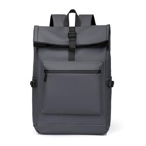 Sac à dos décontracté à rabat grande capacité pour hommes, design sportif tendance et élégant pour le collège, les voyages d'affaires et les activités sportives - Product Image 3