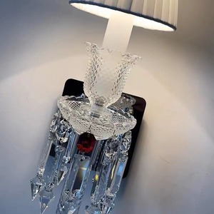 Candelabro de cristal de vela K9 de lujo europeo de alta calidad con pantalla, decoración de Hotel, candelabro de sala de estar - Product Image 6