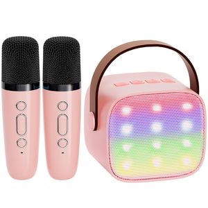 迷你卡拉ok音箱带麦克风家庭歌唱卡拉ok女孩玩具4 5 6 7 8 10 12岁以上青少年 - Product Image 1