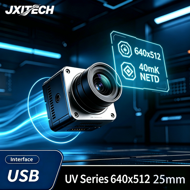 New 640*512 Thermal Imaging Camera Module CMOS Sensor 40mK NETD 25/30Hz Frame Rate Multi-Interface Output 25mm Lens Thermal