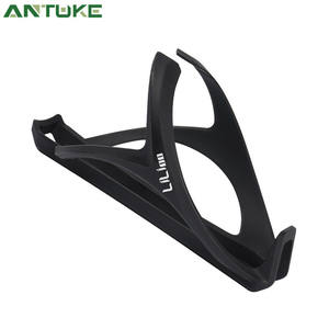 LiLioo Portabotellas de agua para bicicleta, nailon, ligero, negro, con colgador y tornillos para bicicleta de montaña y carretera - Product Image 1