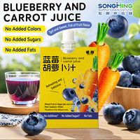 Blauwe bessen-wortelsap 100ml Blauwe bessen Luteïne-ester Fruit- en groentesap drank voor volwassenen en kinderen Groothandel