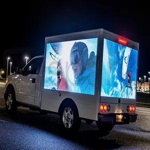 Thâm Quyến Đầy Đủ Màu Sắc Cố Định Ngoài Trời Xe Video Màn Hình Bảng Điều Khiển Xe Tải Trailer Dẫn Quảng Cáo Di Động Màn Hình Hiển Thị - Product Image 1