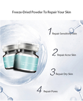 Sérum pour la peau en marque privée, peptide de cuivre bleu lyophilisé, essence réparatrice et revitalisante, crème hydratante pour le visage, ensemble de soins de la peau