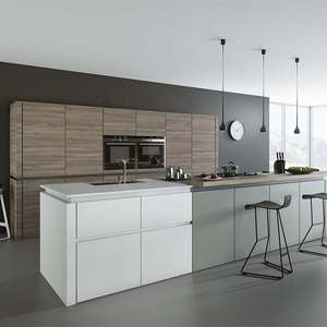 Gabinetes de Cocina Modernos Modulares de Estilo Europeo y Australiano, Ecológicos, de Madera Maciza, Paneles de Puerta de MDF, Colores Personalizables, Alta Calidad - Product Image 6