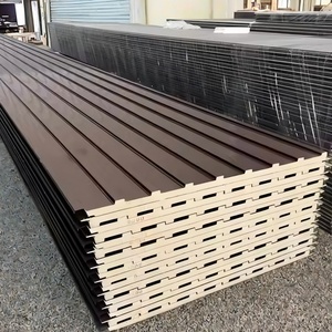 Toit isolé en polyuréthane aluminium de la Grande Muraille extérieur Panneau sandwich en Pu Villa d'occasion - Product Image 1