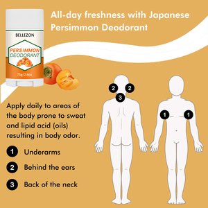 Persimmon Fruit Body Desodorante Stick Refrescante Antitranspirante Desodorante Íntimo - Product Image 4