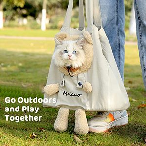 Toptan Evcil Hayvan Malzemeleri Sevimli Evcil Hayvan Taşıma Çantası Nefes Alabilen Kedi ve Küçük Köpek Omuz Çantası Seyahat Çantası Dış Mekan Kullanımı - Product Image 3